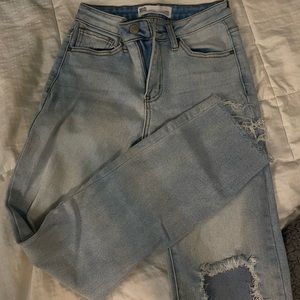 RSQ high rise light blue jeans